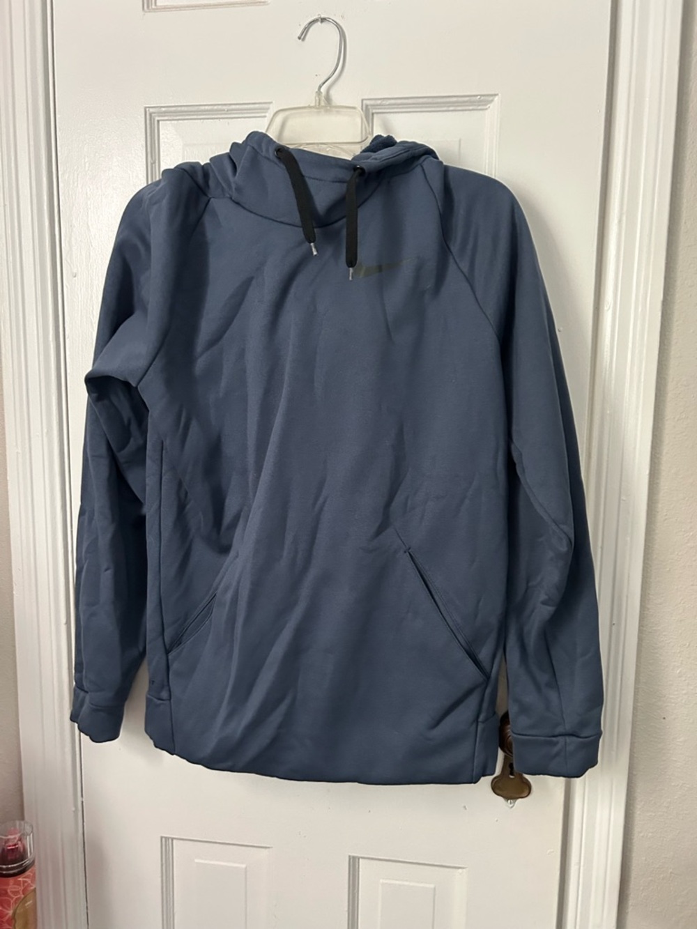 Nike Men's Slate Blue Pullover Performance Hoodie